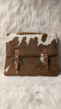 Brown Cowhide Briefcase