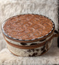 Dark Brown Leather/Cowhide Hat/Rope/Pictures/Other Storage Case