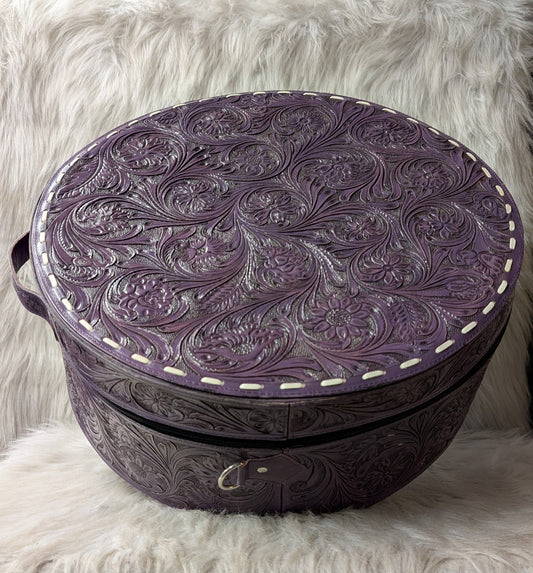 Purple Leather Hat/Rope/Pictures/Other Storage Case