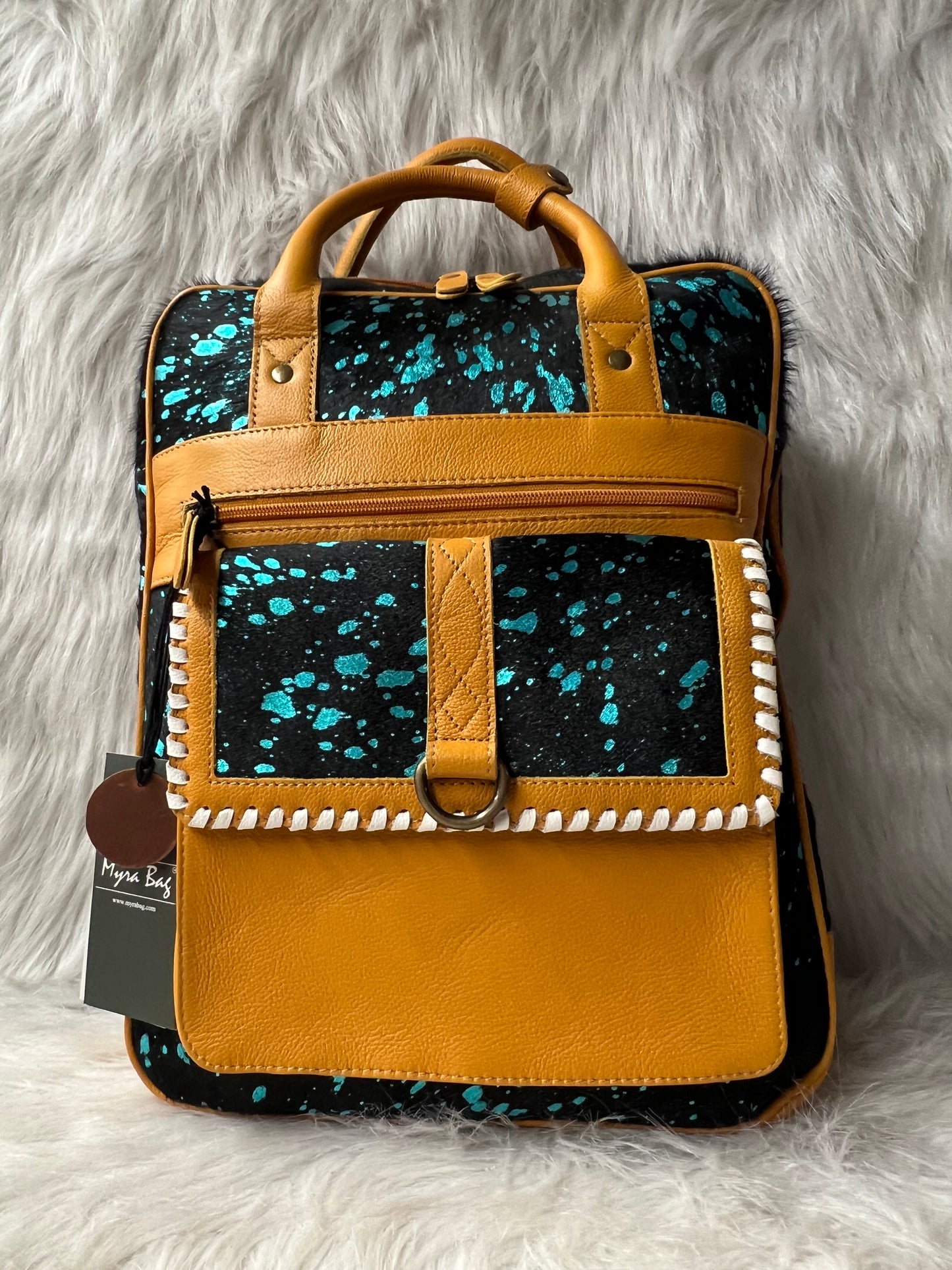 Skyview Backpack in Yellow Myra Bag